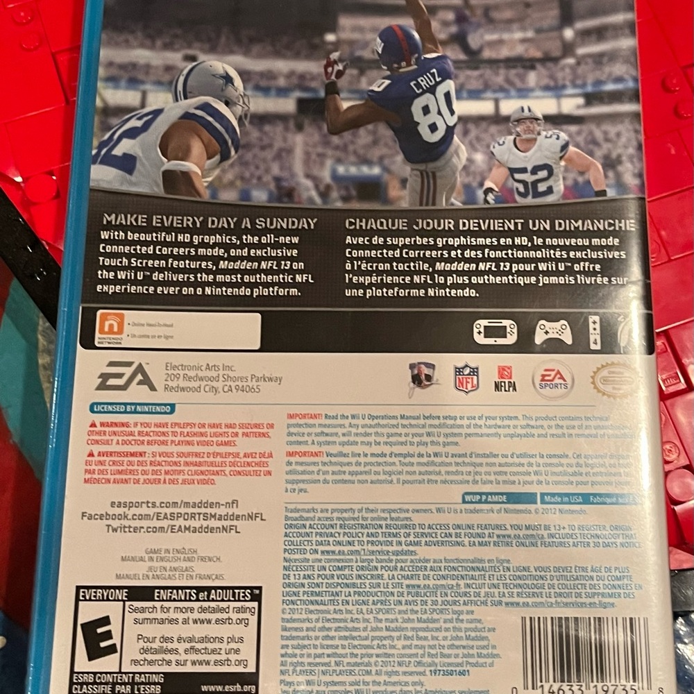 Madden NFL 13‎ - Nintendo Wii U ~ NIP